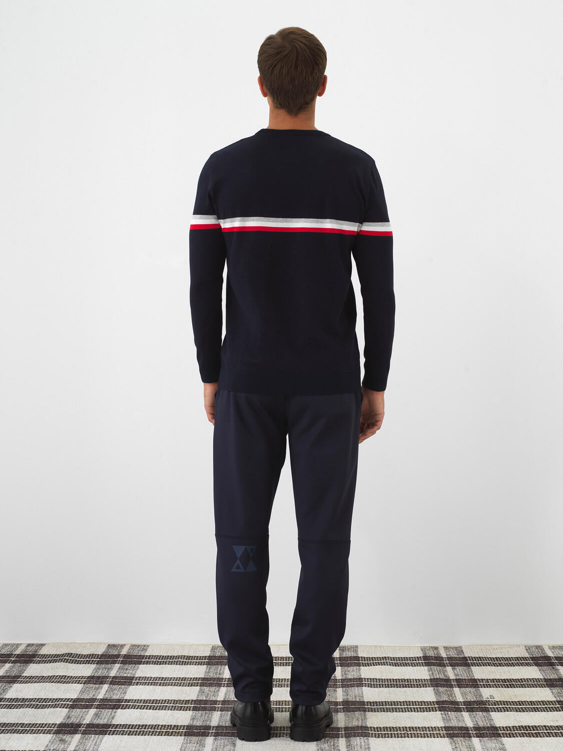 Xint Navy Regular Fit Sweater