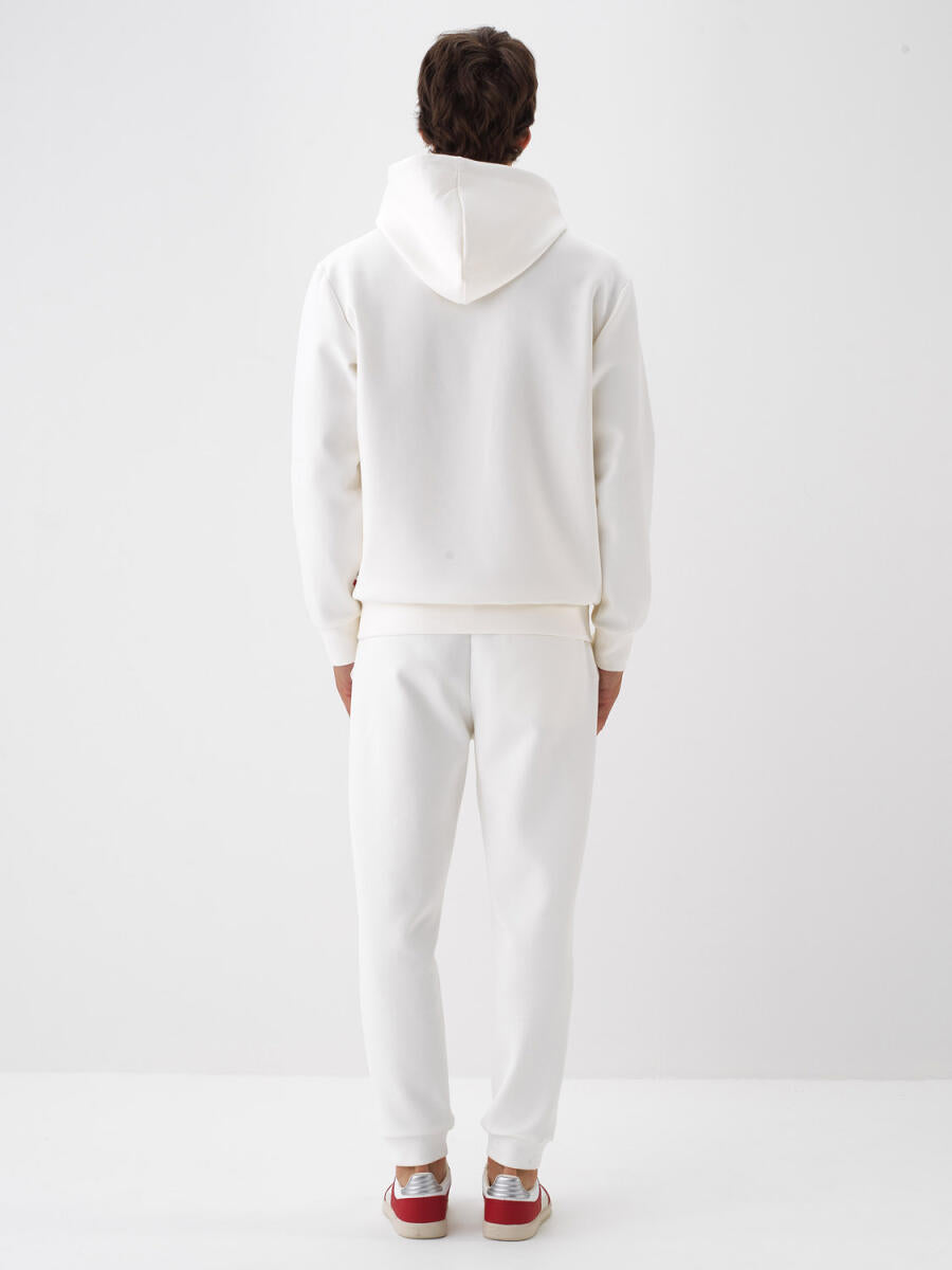 Xint Off White Basic Hoodie