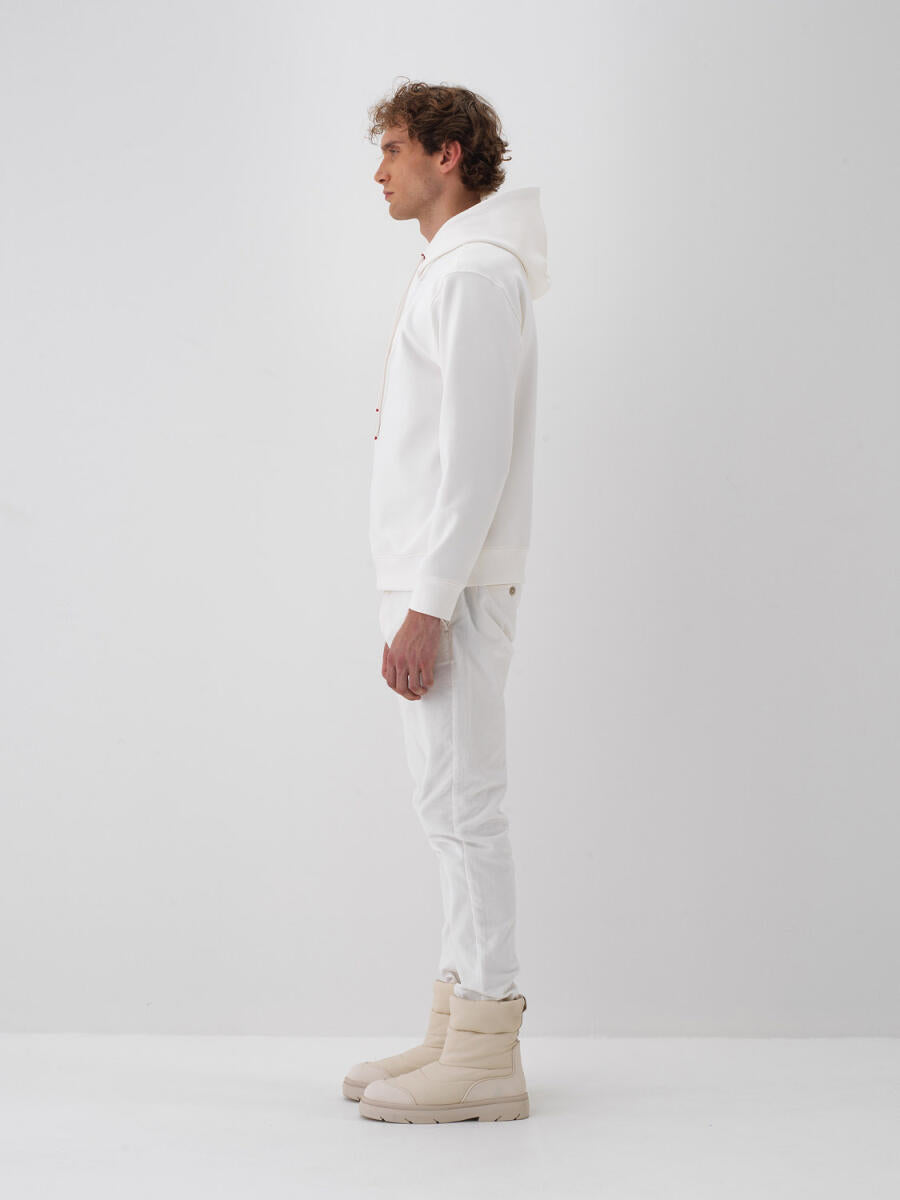 Xint White Hoodie