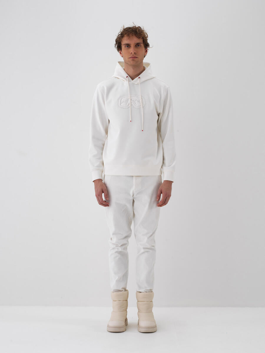 Xint White Hoodie