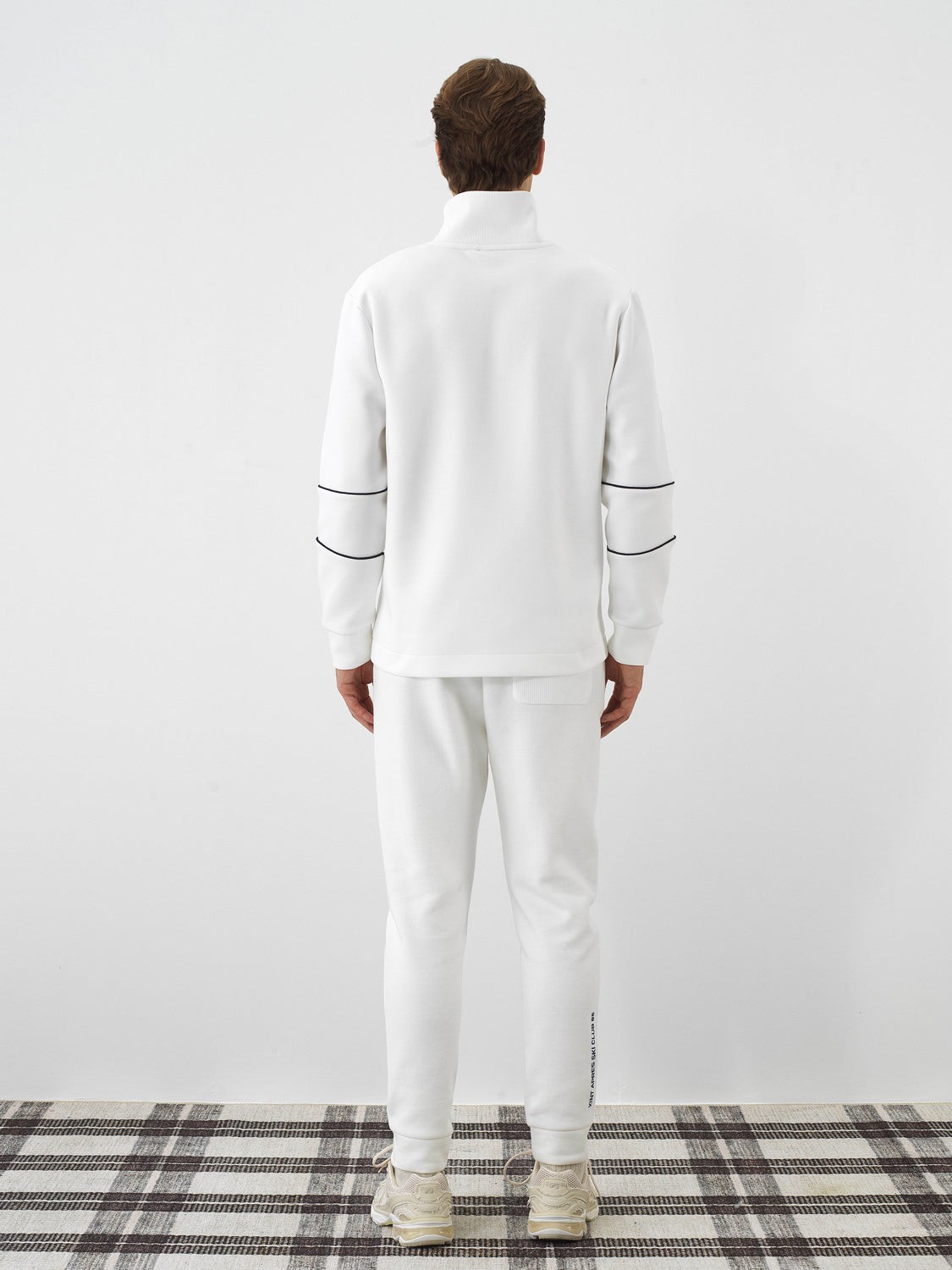 Xint Offwhite Textured Regular Fit Pullover