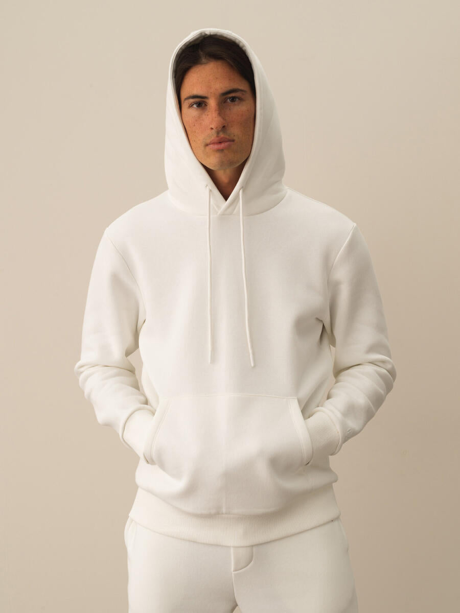 Xint White Basic Hoodie