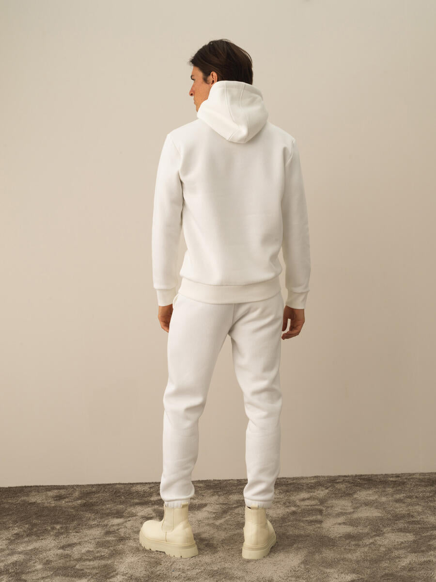 Xint White Basic Hoodie