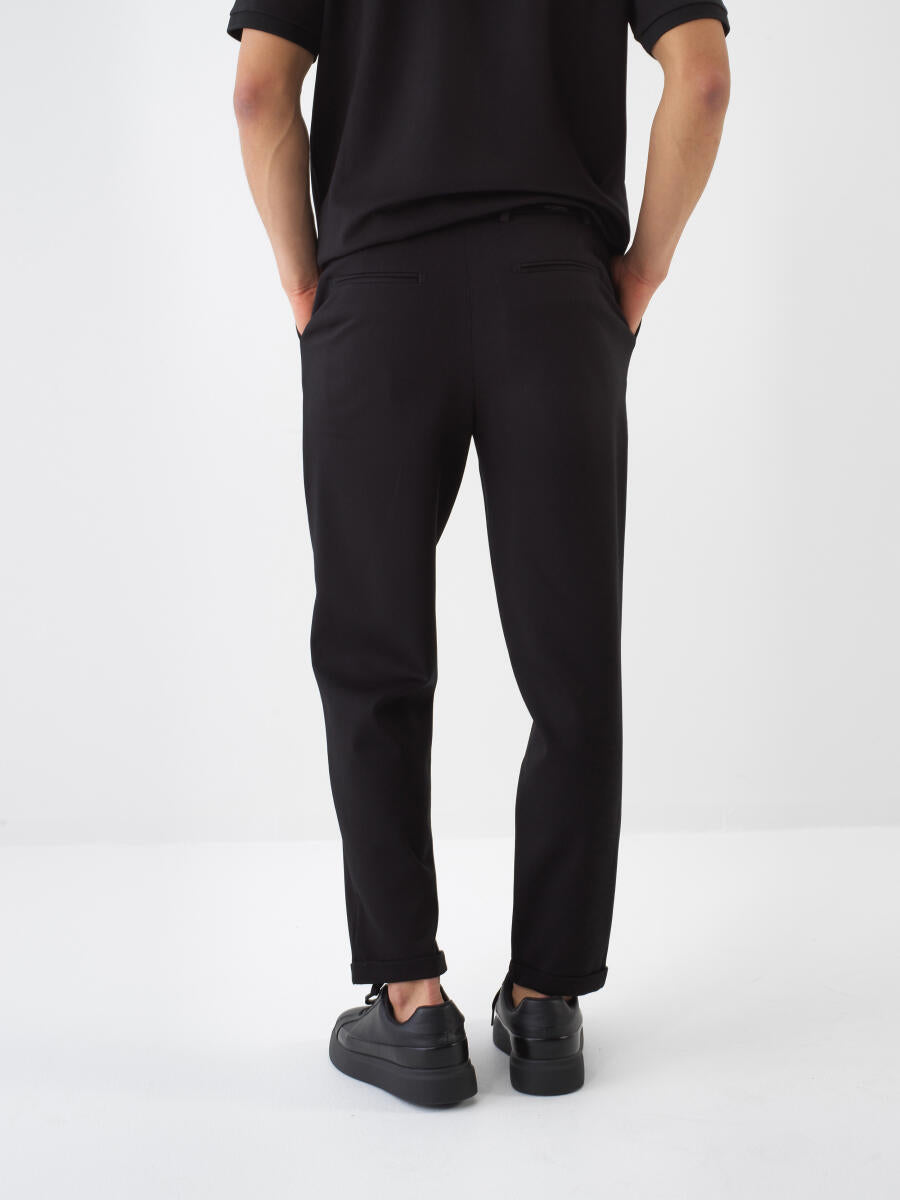 Xint Black Regular Fit Jogger Pant