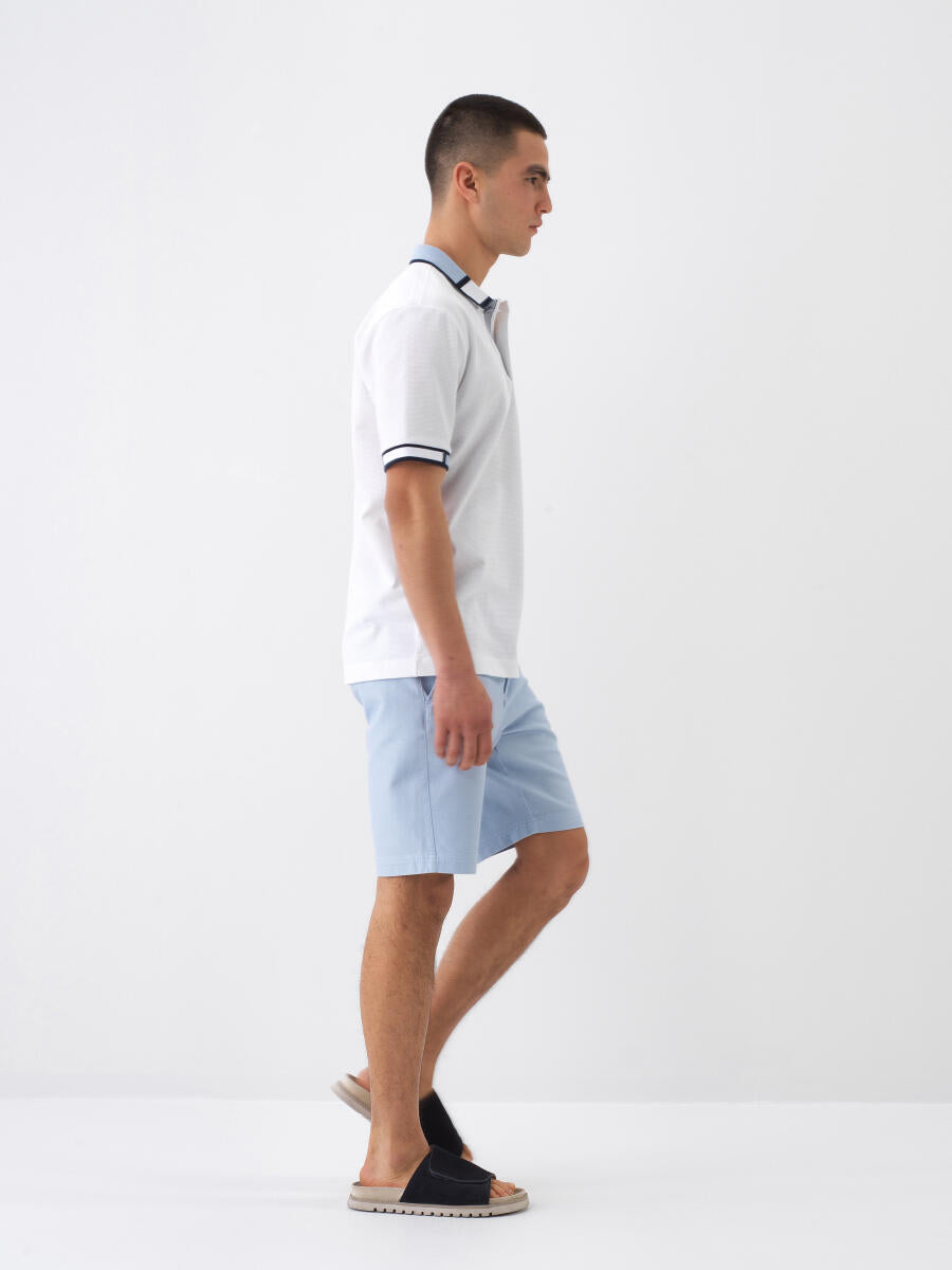 Xint White Regular Fit Polo With Logo