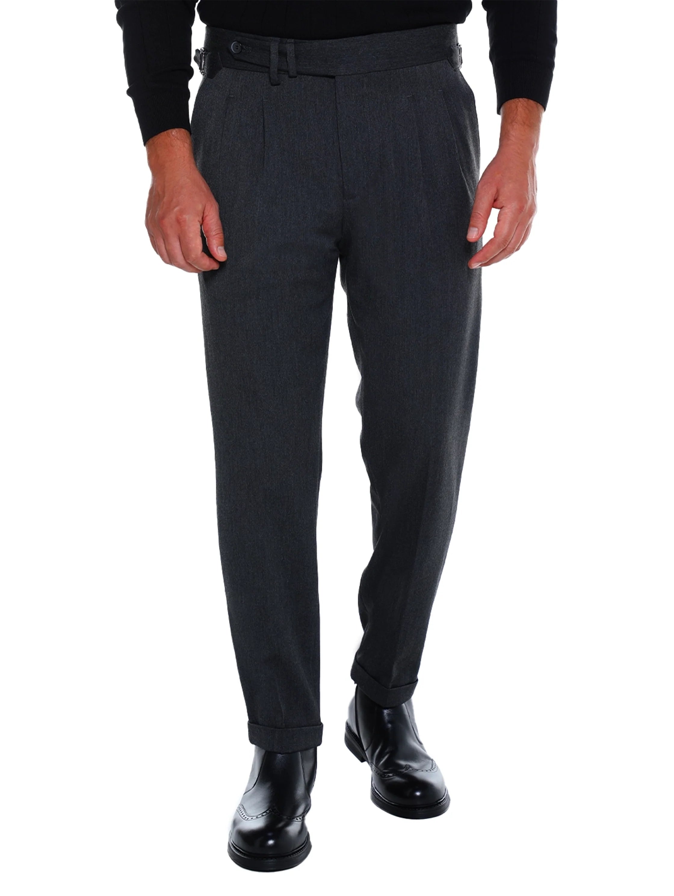 Smart Casual Antra Pant With Extended Waistband