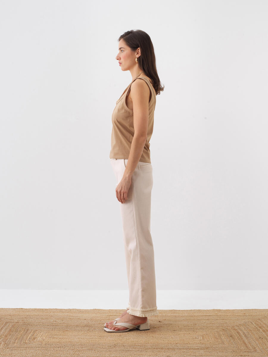 Xint Camel Regular Fit Top