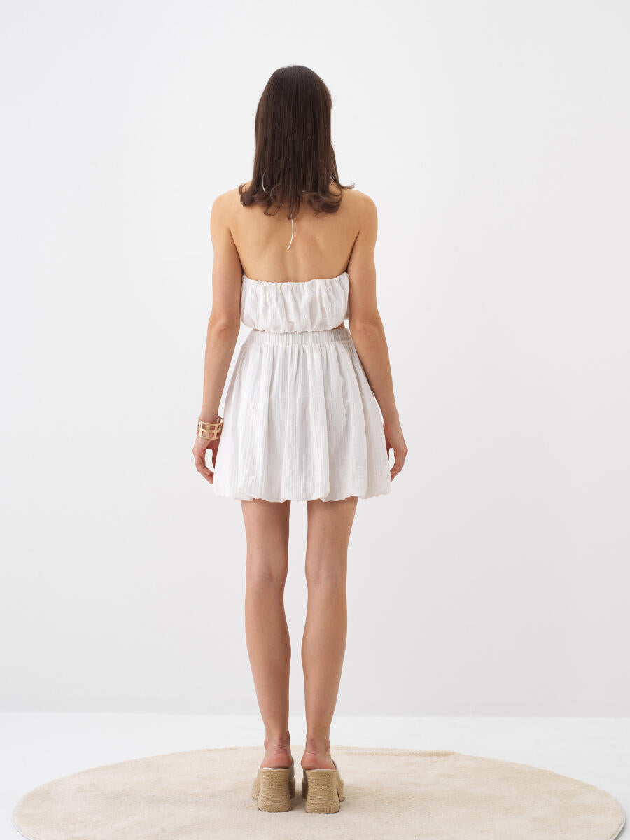 Xint White Cotton Top