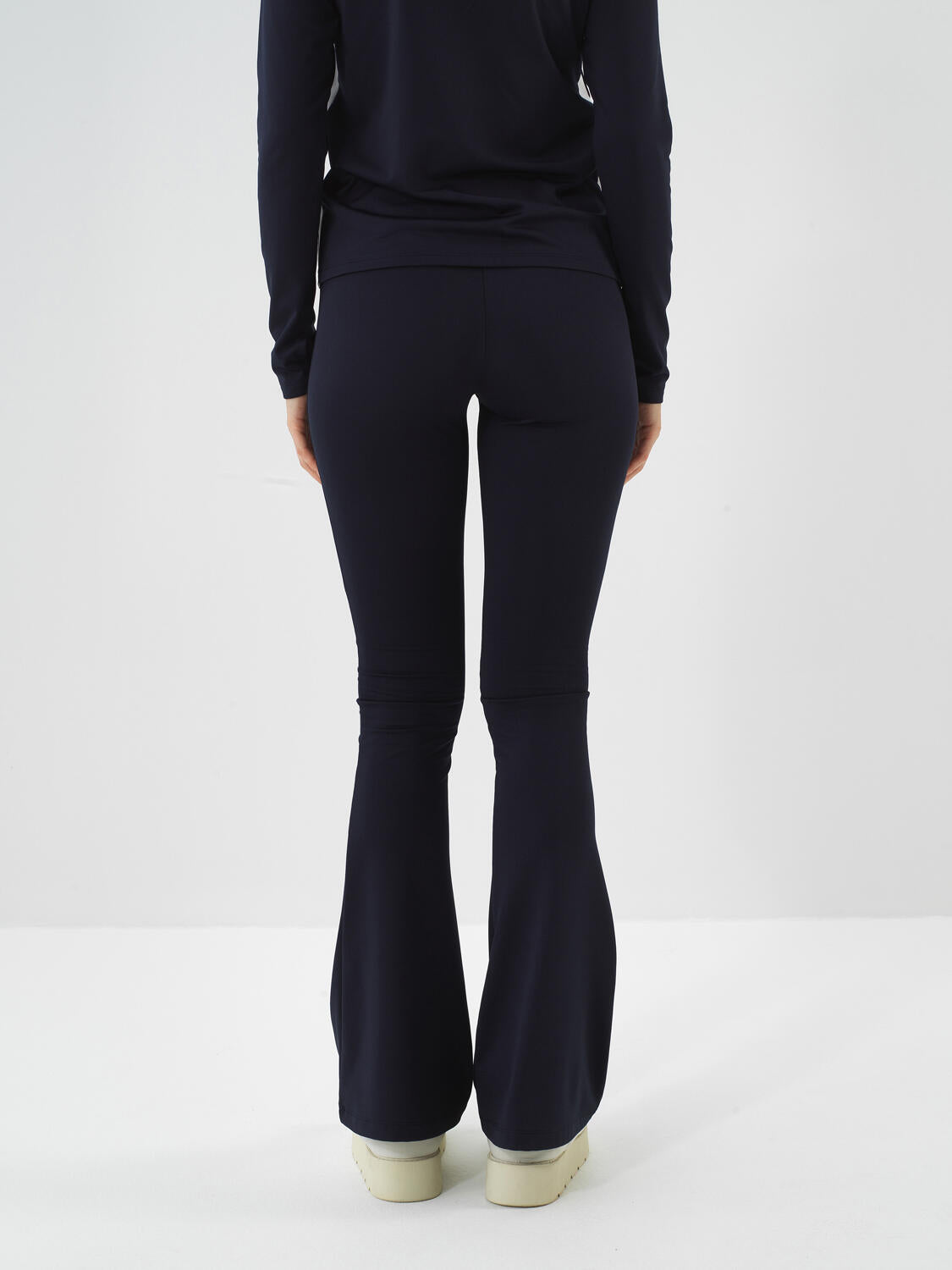 Xint Navy Flexible Textured Regular Fit Pant