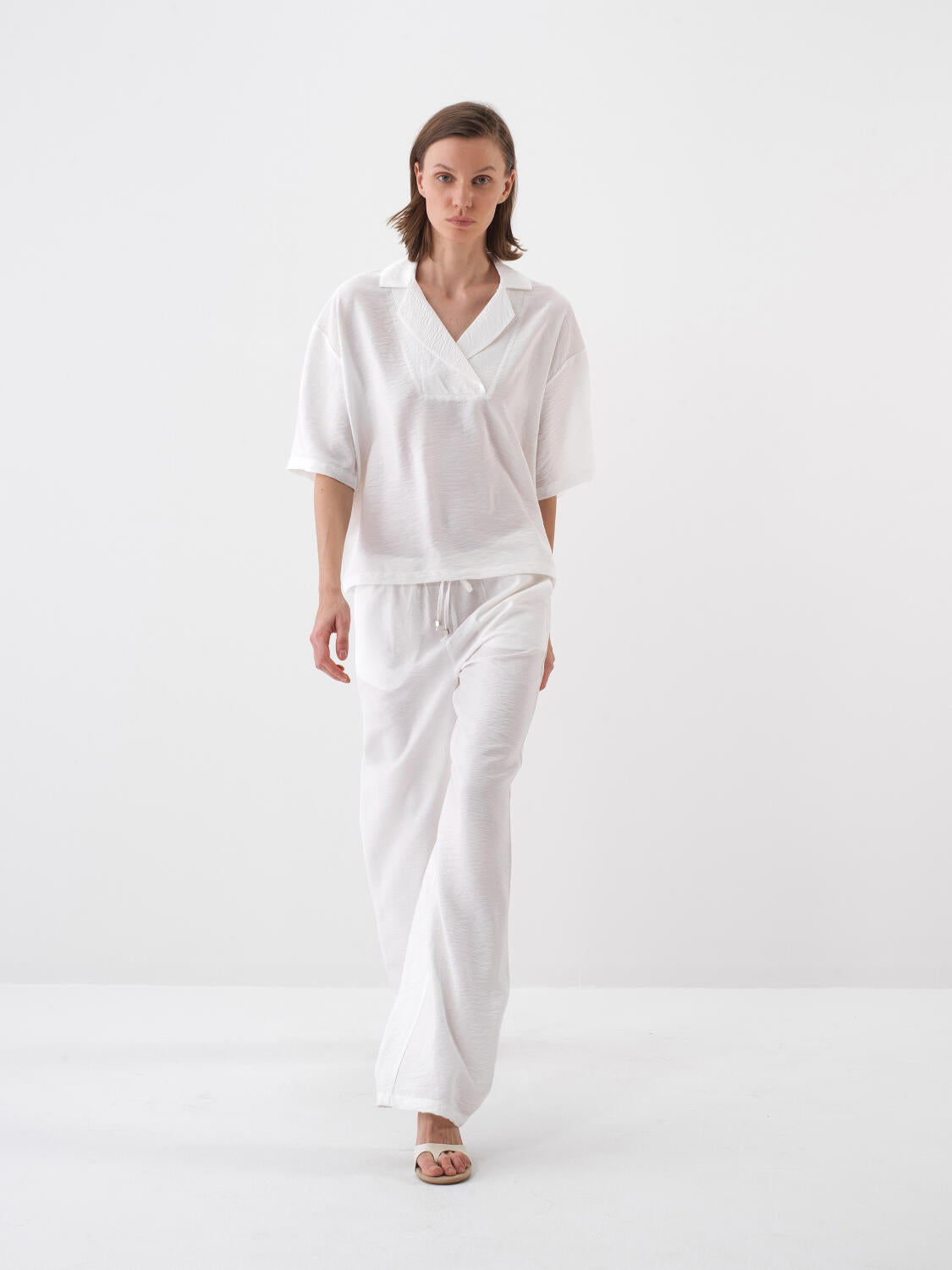 Xint White Oversize Pant