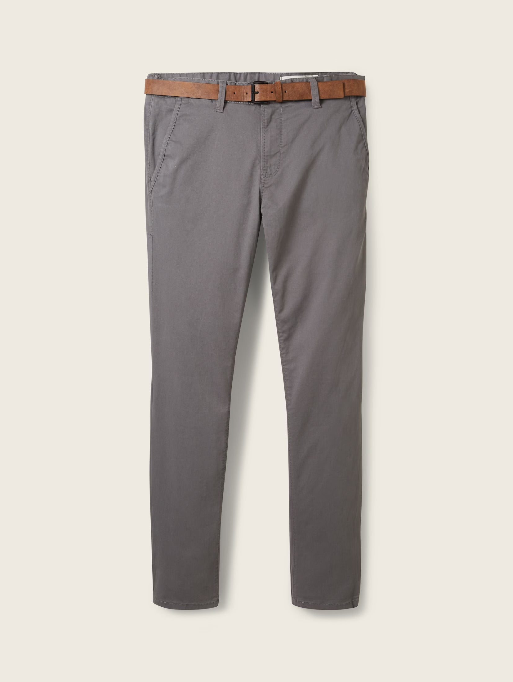 Tom Tailor Grey Chino With A Belt