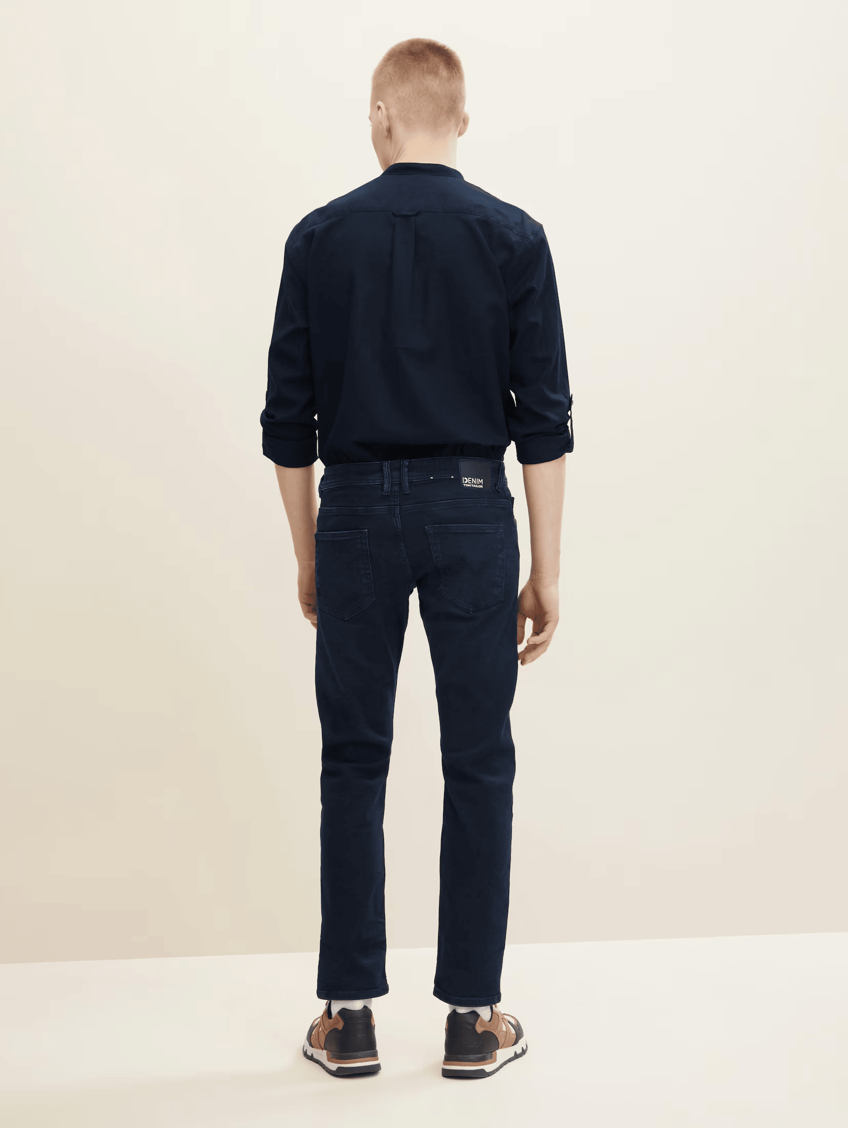 Tom Tailor Blue Black Denim Piers Slim Jeans