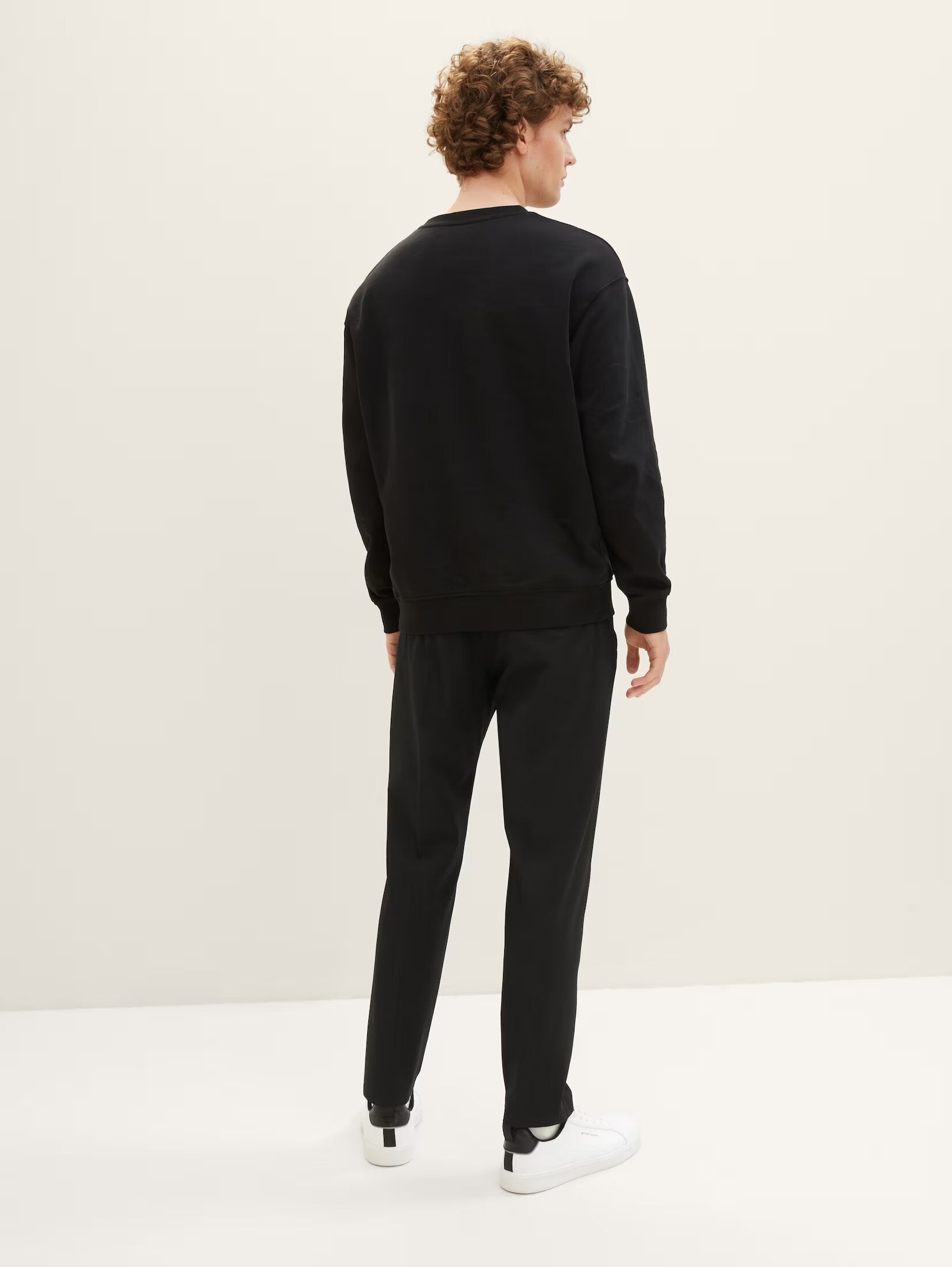Tom Tailor Relaxed Tapered Black Chinos
