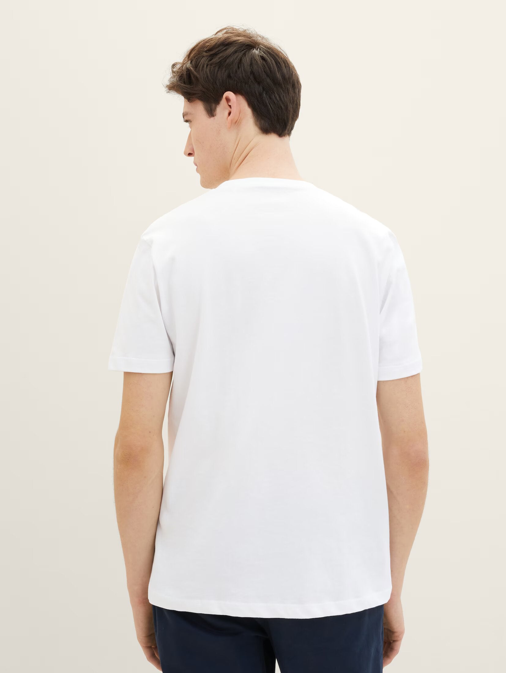 Tom Tailor White T-shirt With Front Design