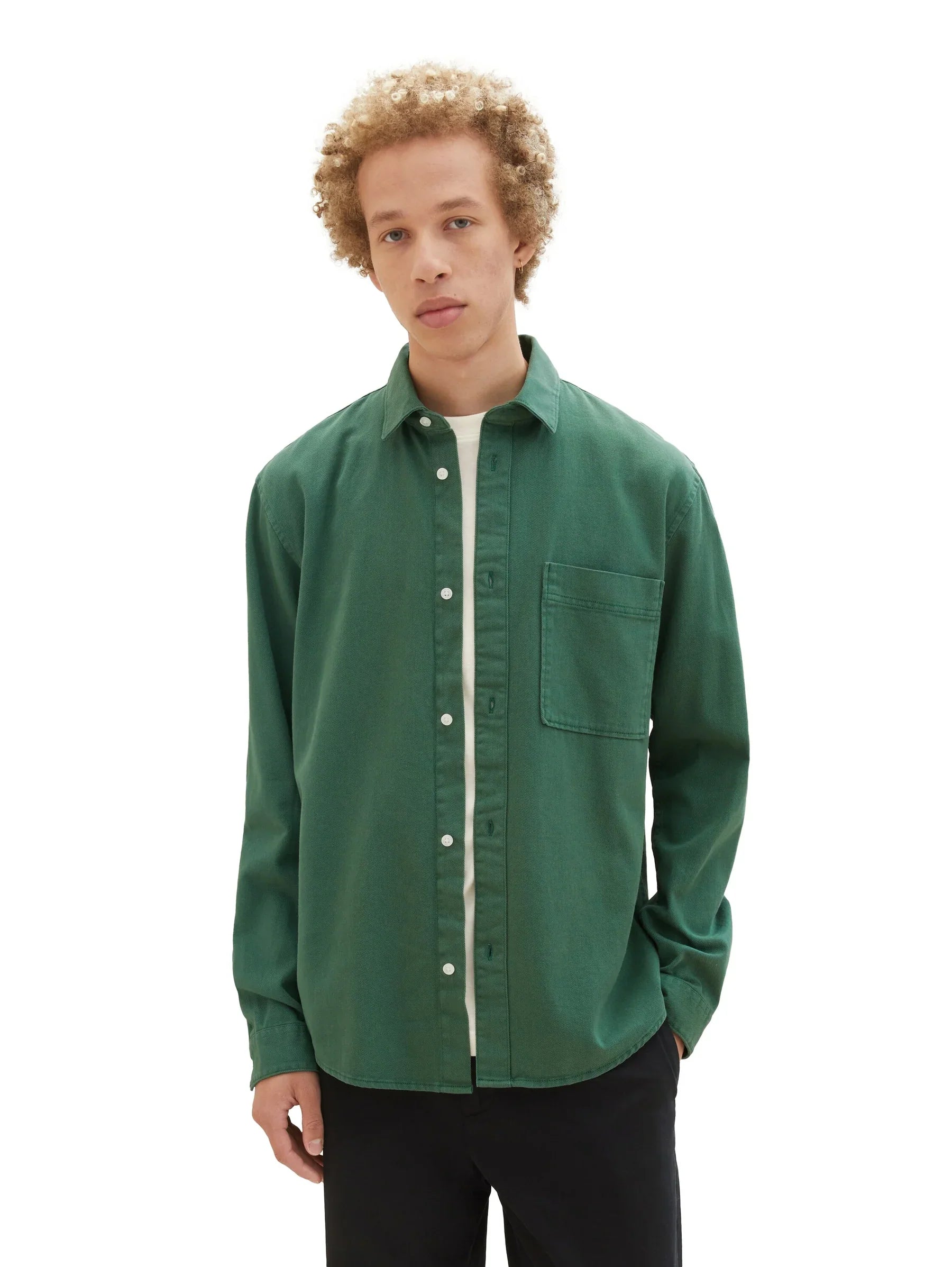 Tom Tailor Green Styled Shirt