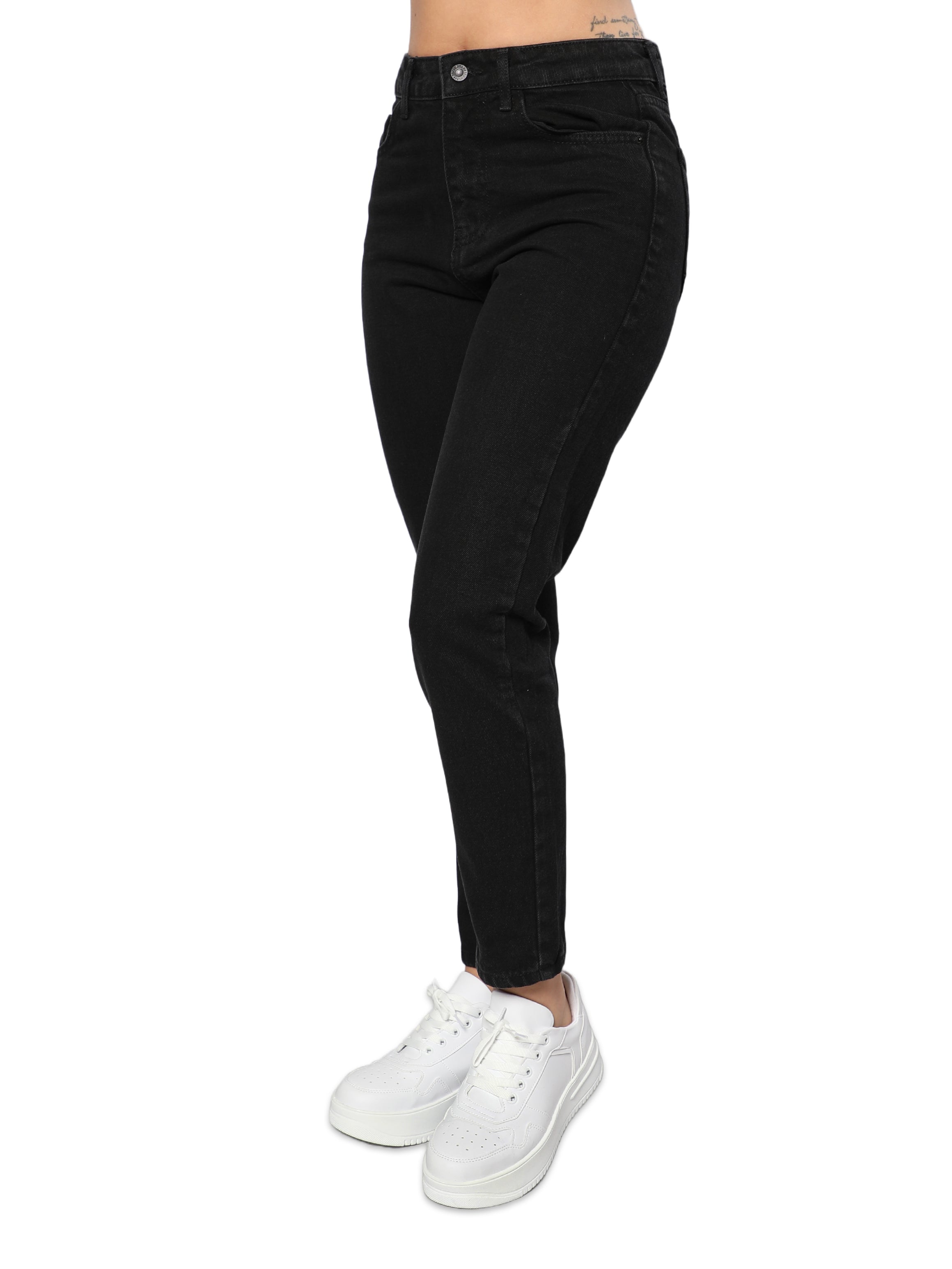 Women Regular Fit Black Jeans