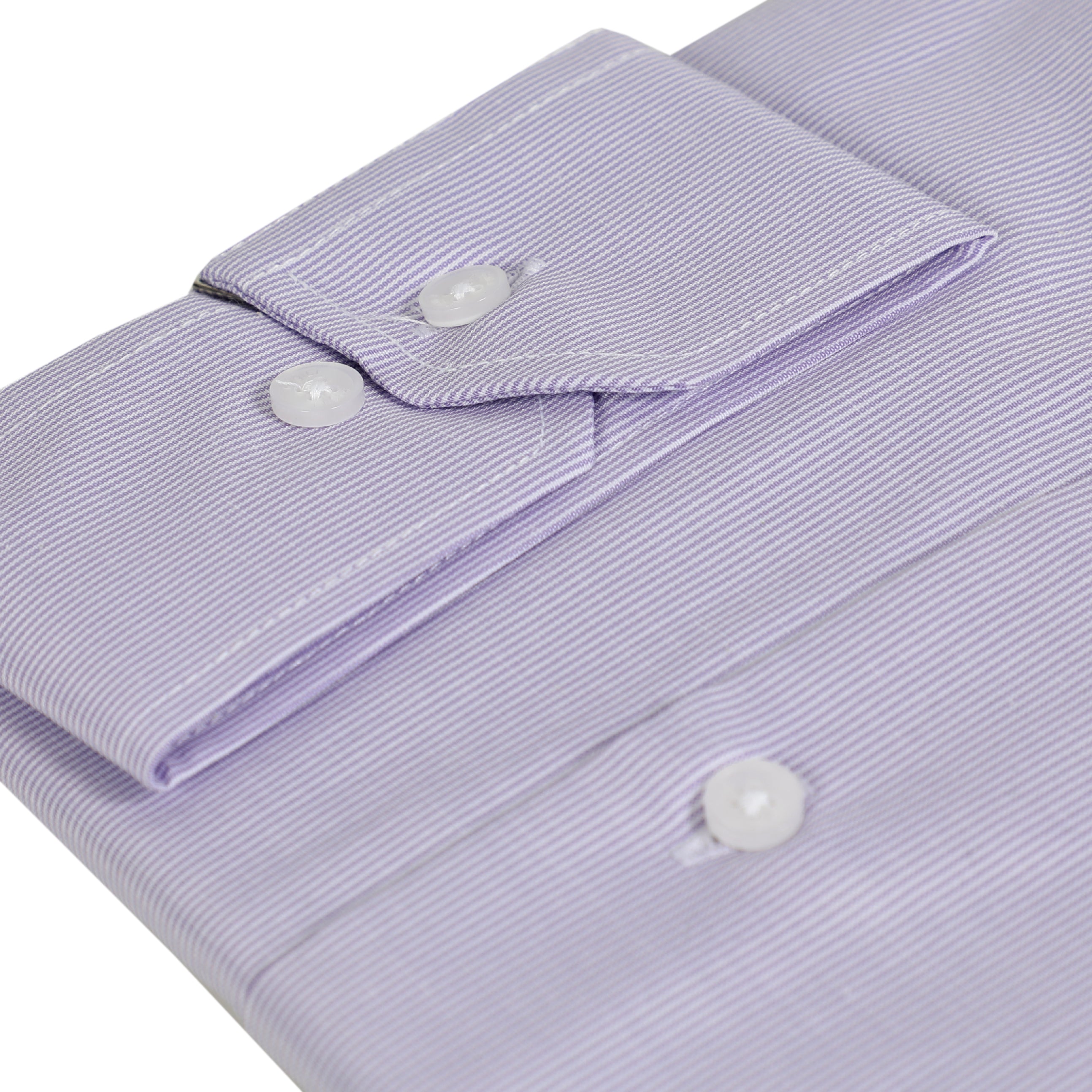 Men Purple Classic Shirt With Striped Design