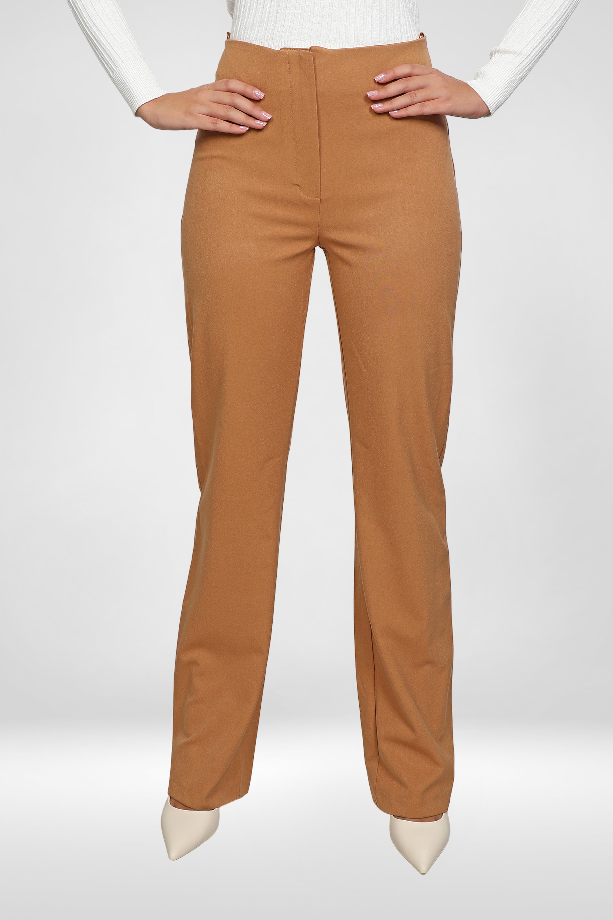 Women Stylish Casual Brown Pants