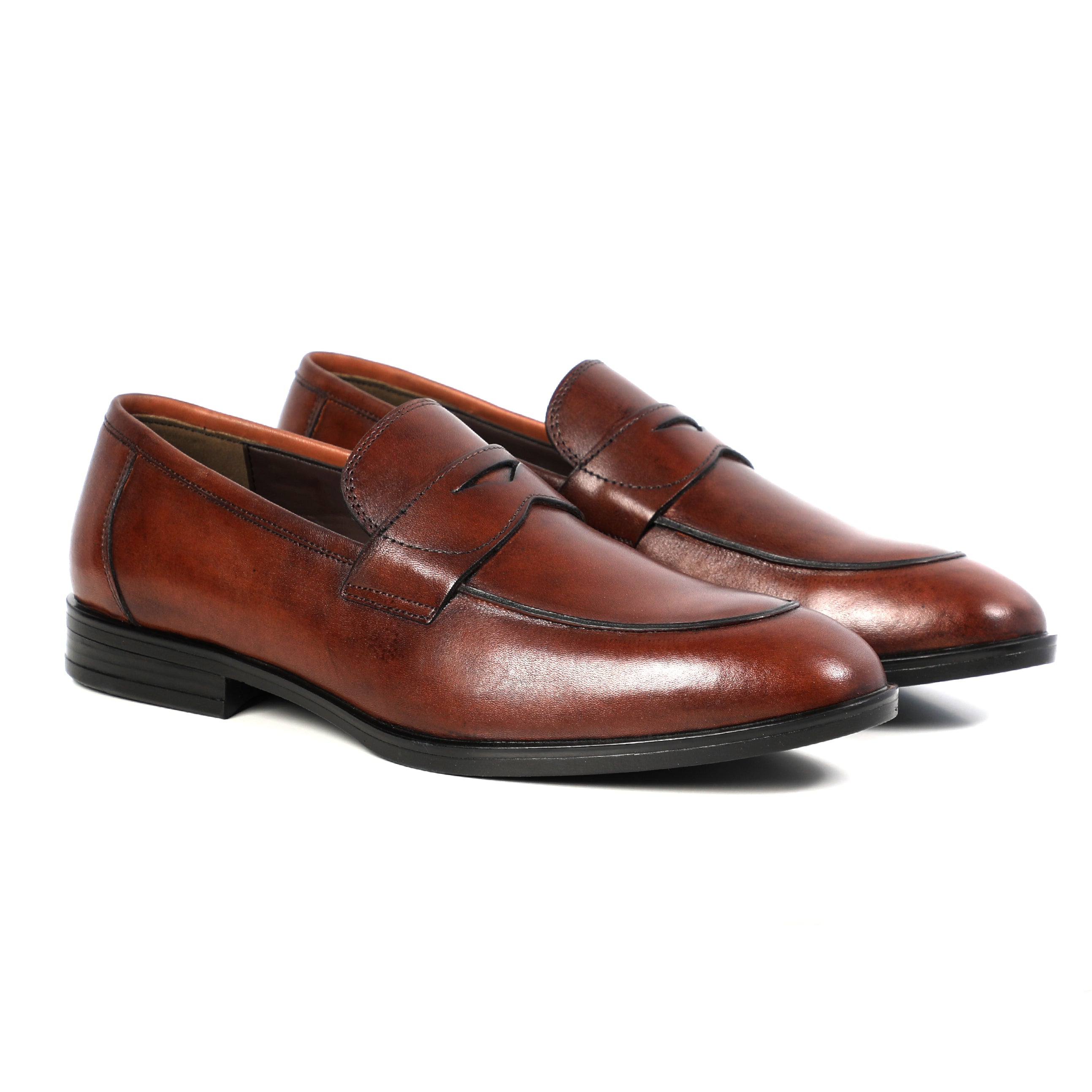 Men Brown Classic Shoes With Unique Design