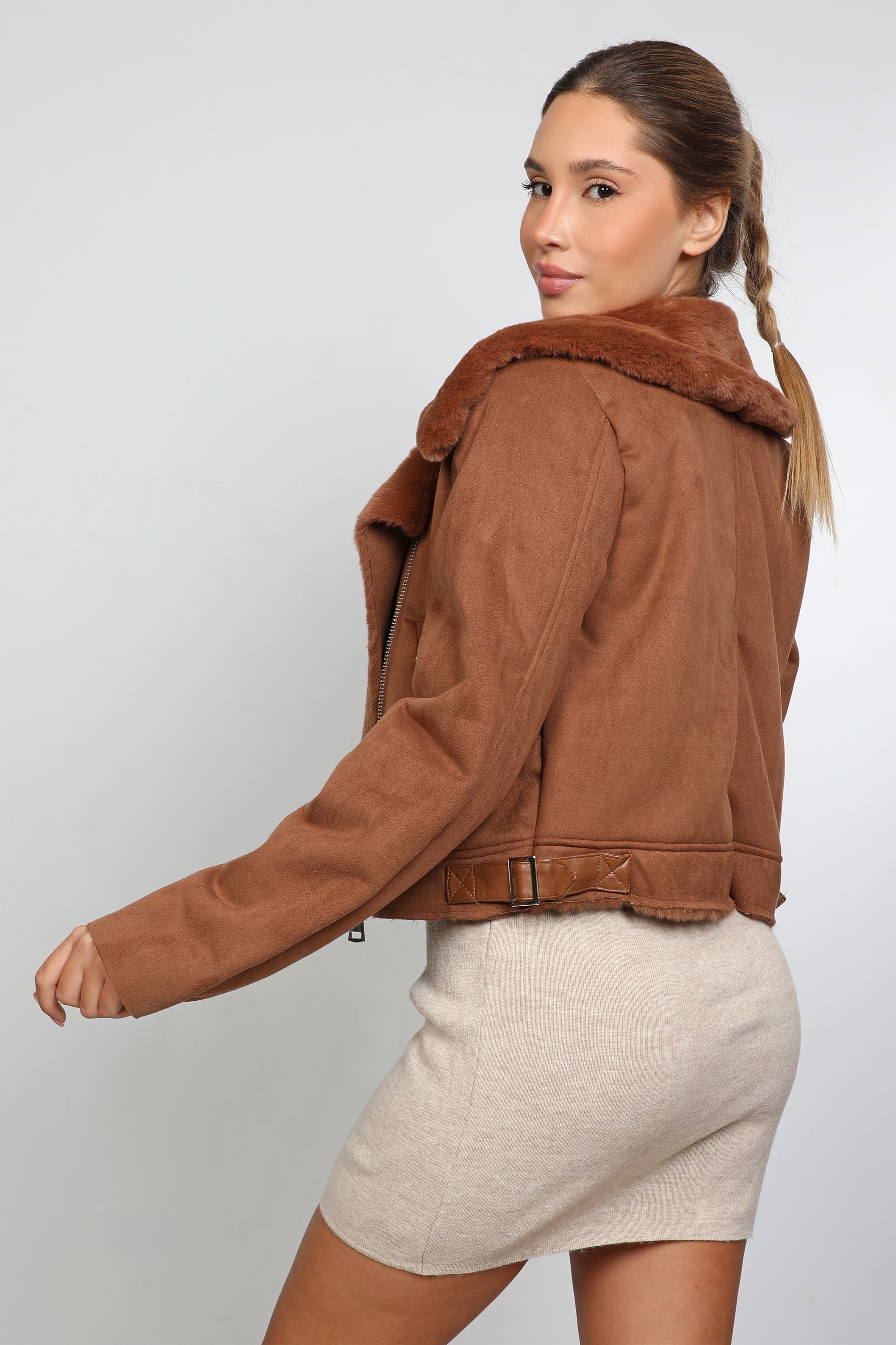 Women Classy Brown Jacket