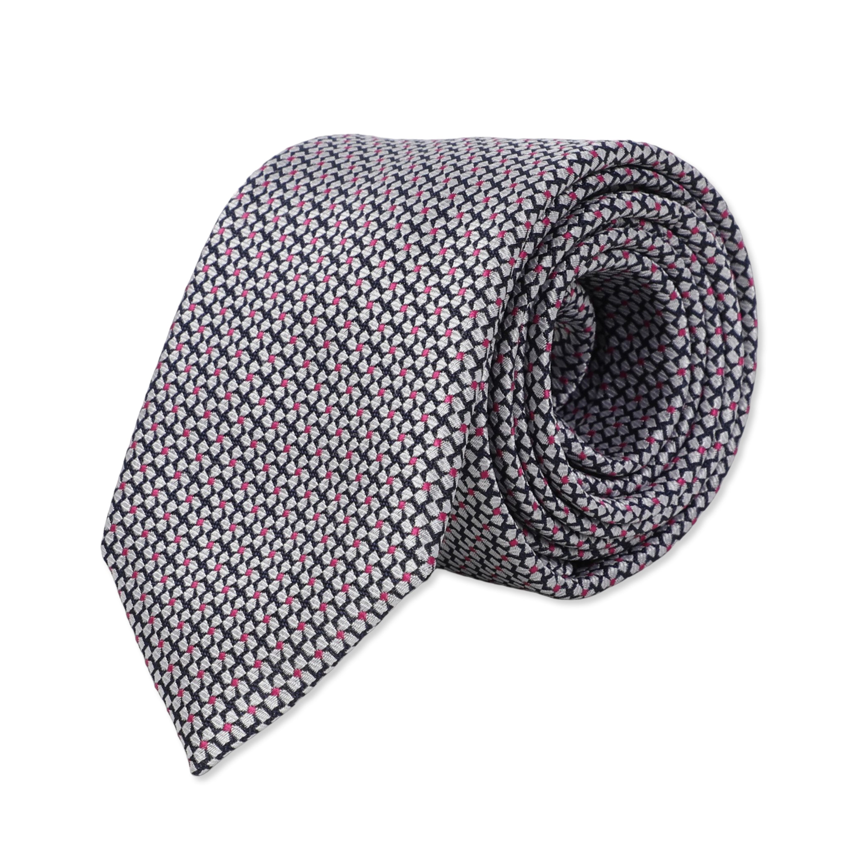 Men Grey Designed Tie