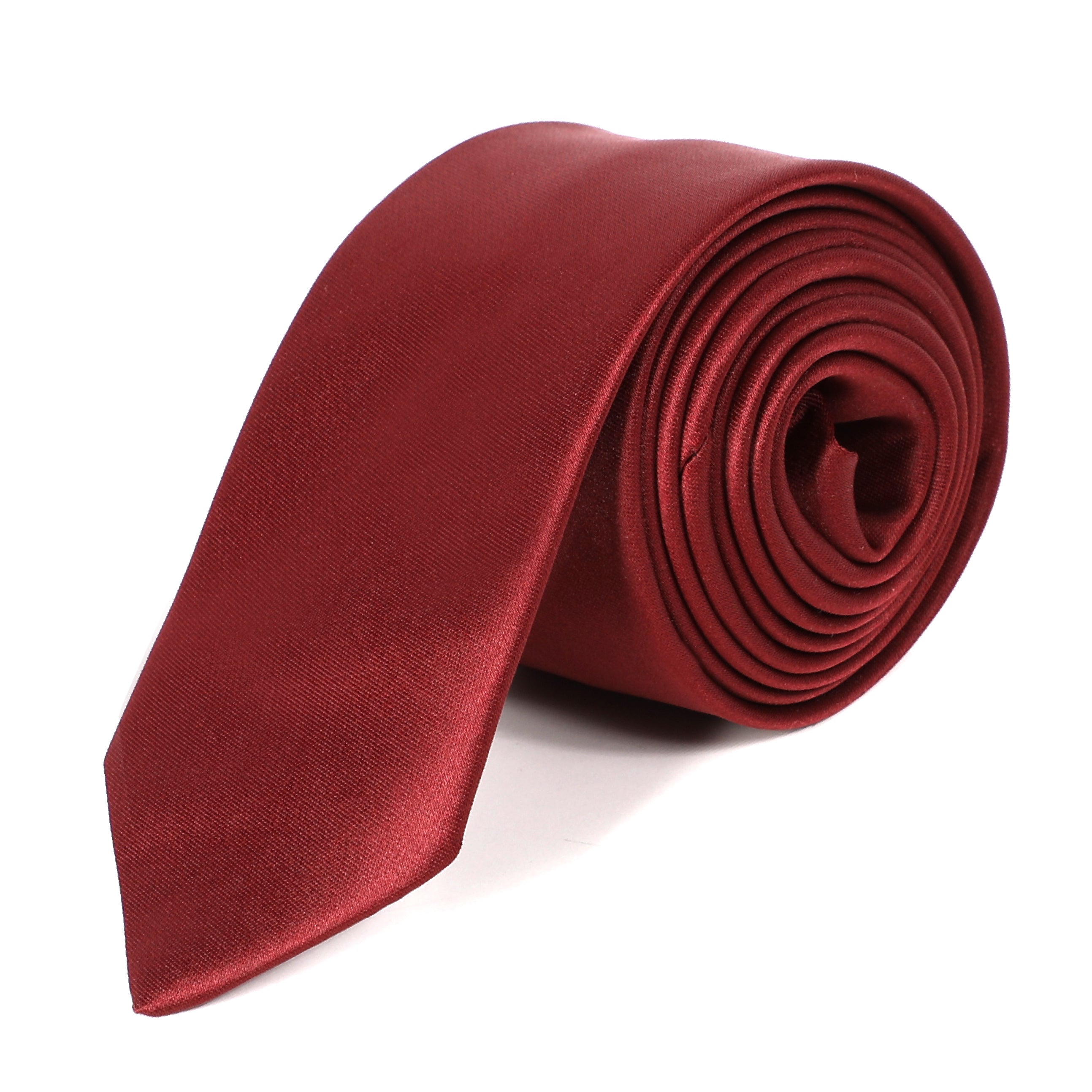 Men Glossy Red Classy Tie