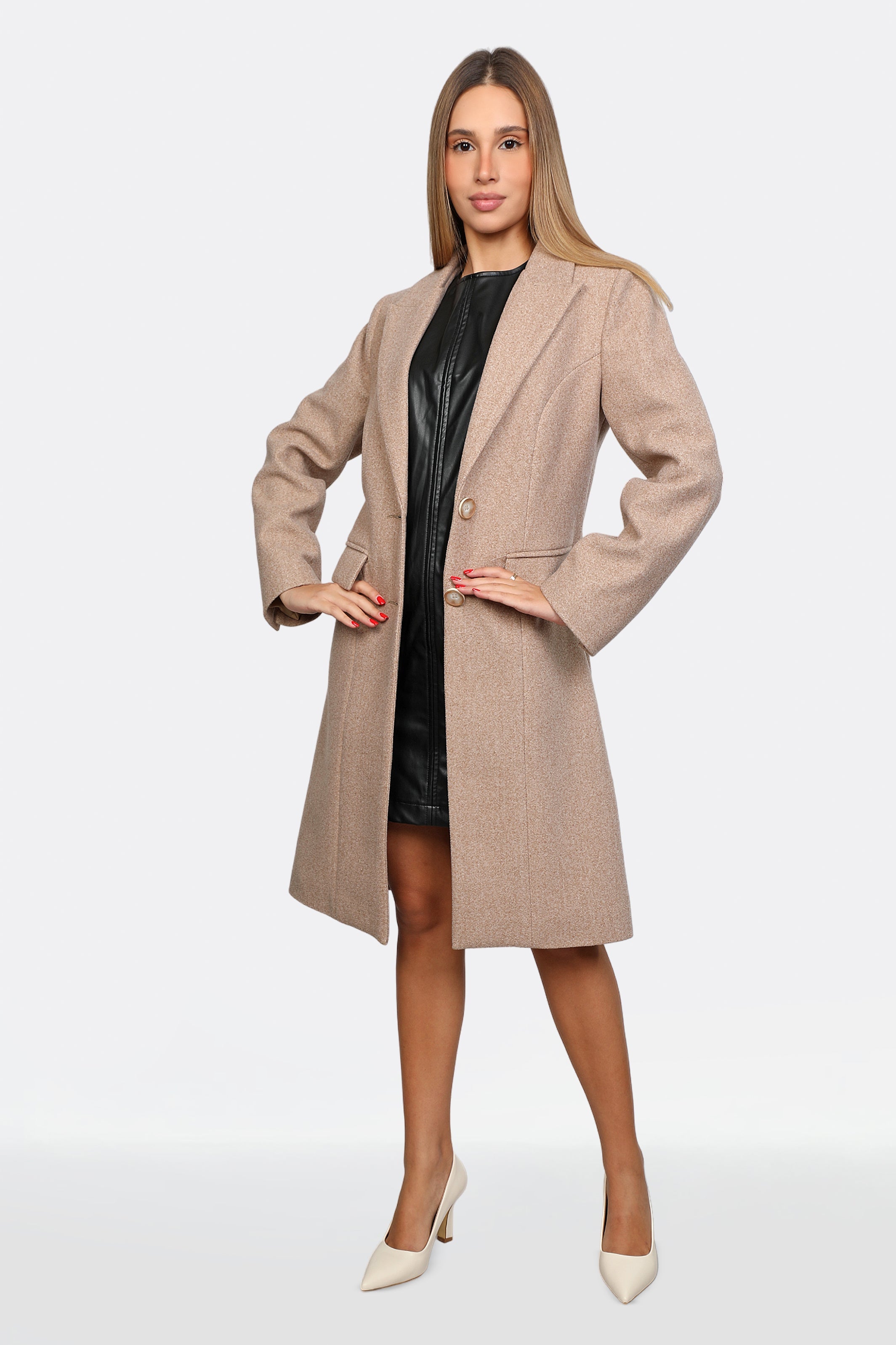 Women Classy Beige Coat