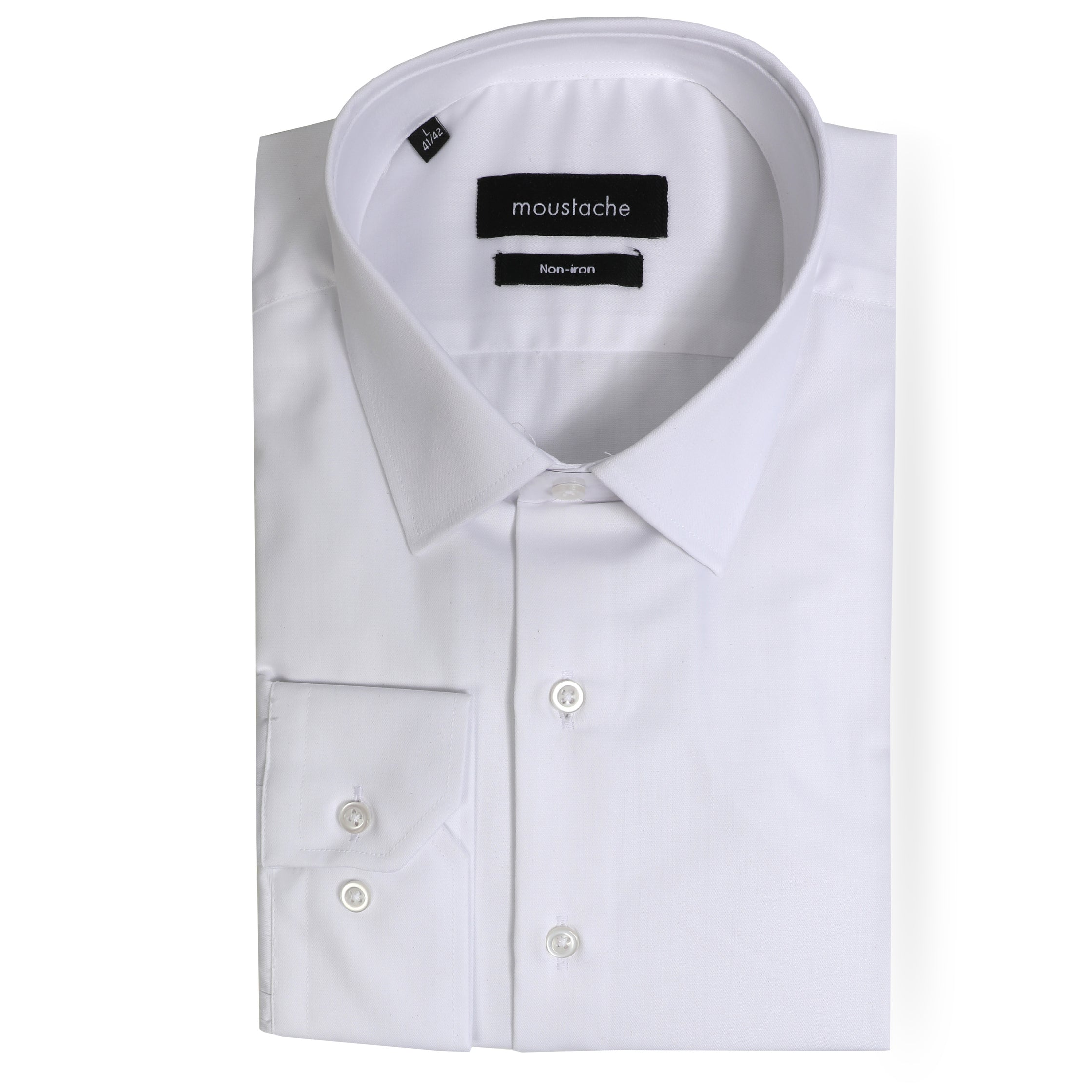Non-iron White Classic Shirt