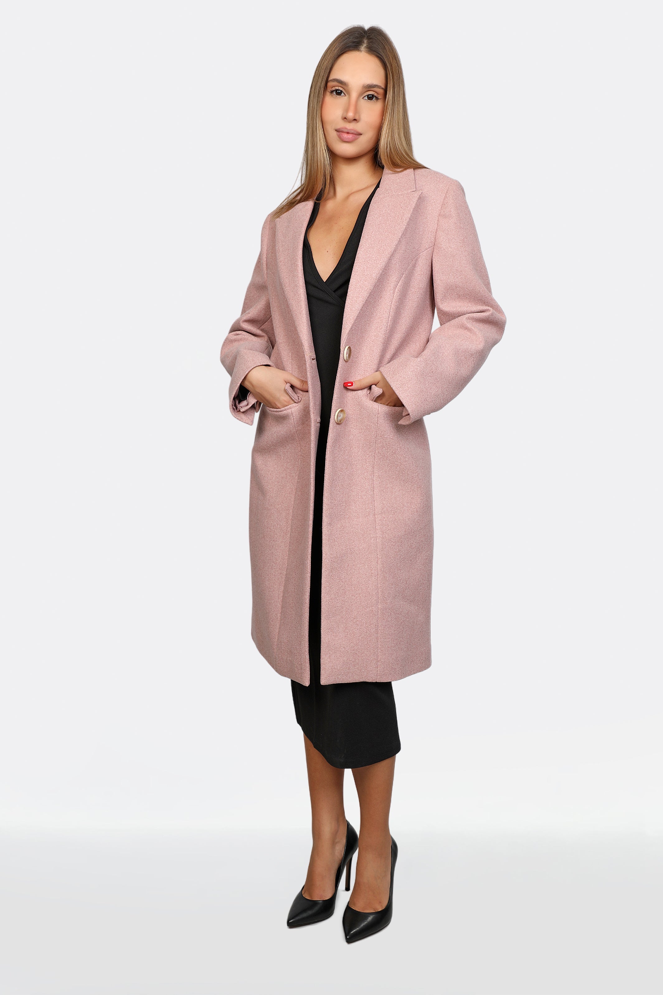 Women Classy Pink Coat