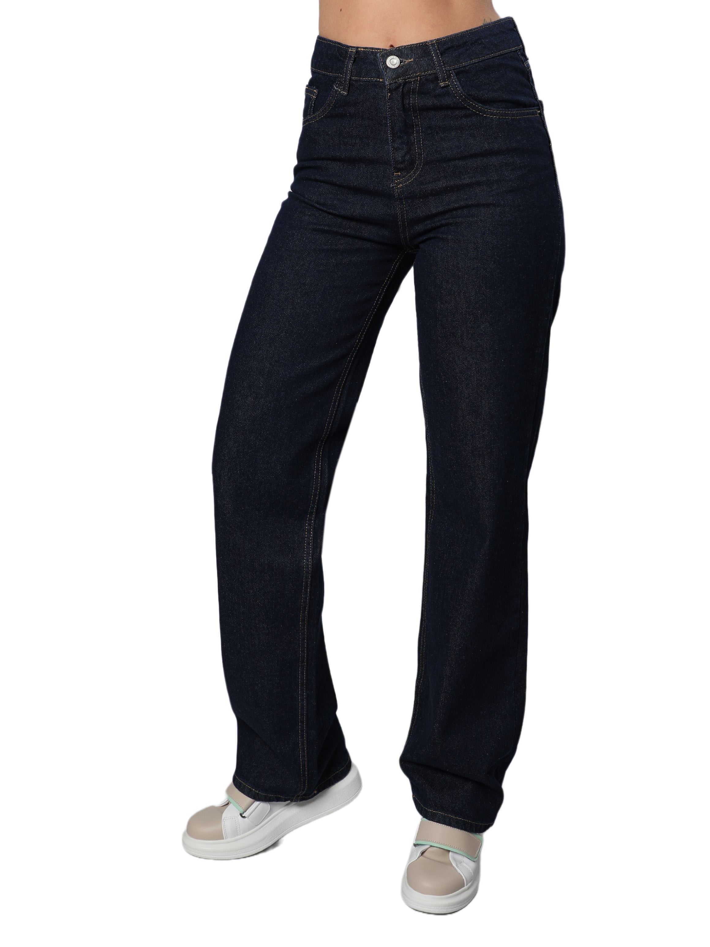Women Navy Regular-Fit Jeans