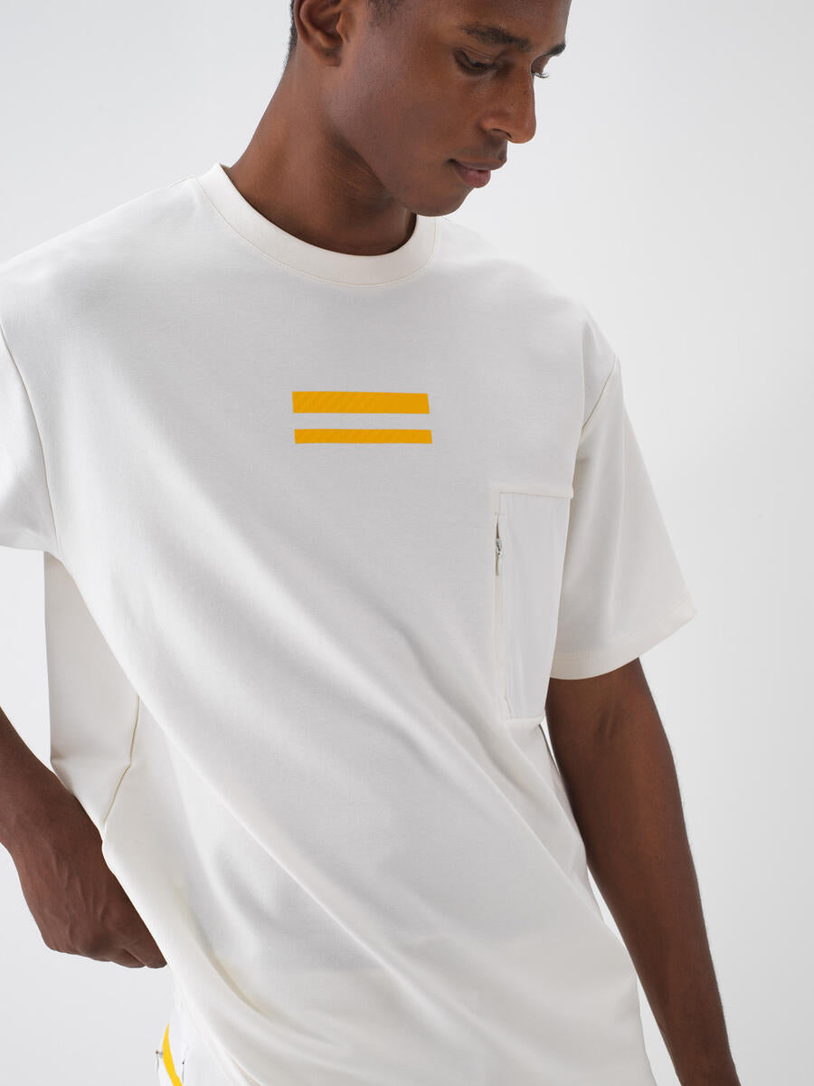 Xint Cotton Oversize Off White T-shirt