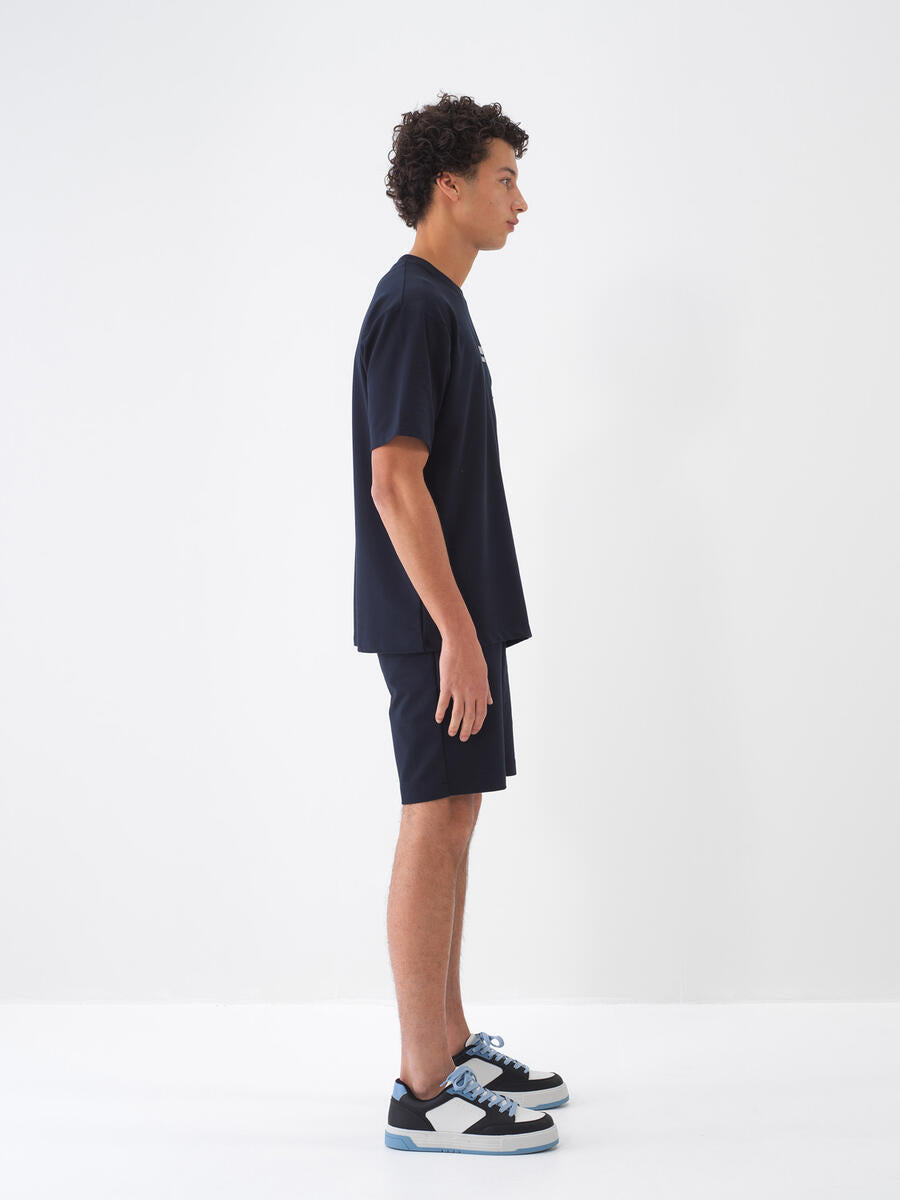 Xint Cotton Oversized Navy T-shirt