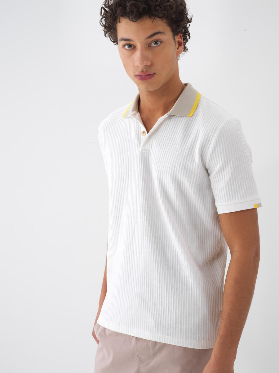 Xint Off White Polo T-shirt