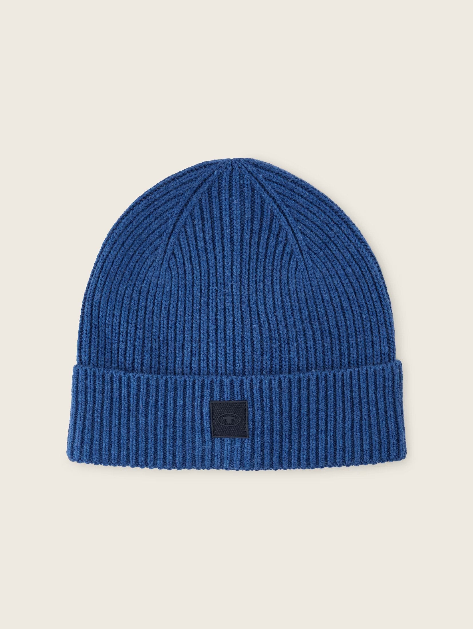 Tom Tailor Ribbed Blue Knitted Beanie