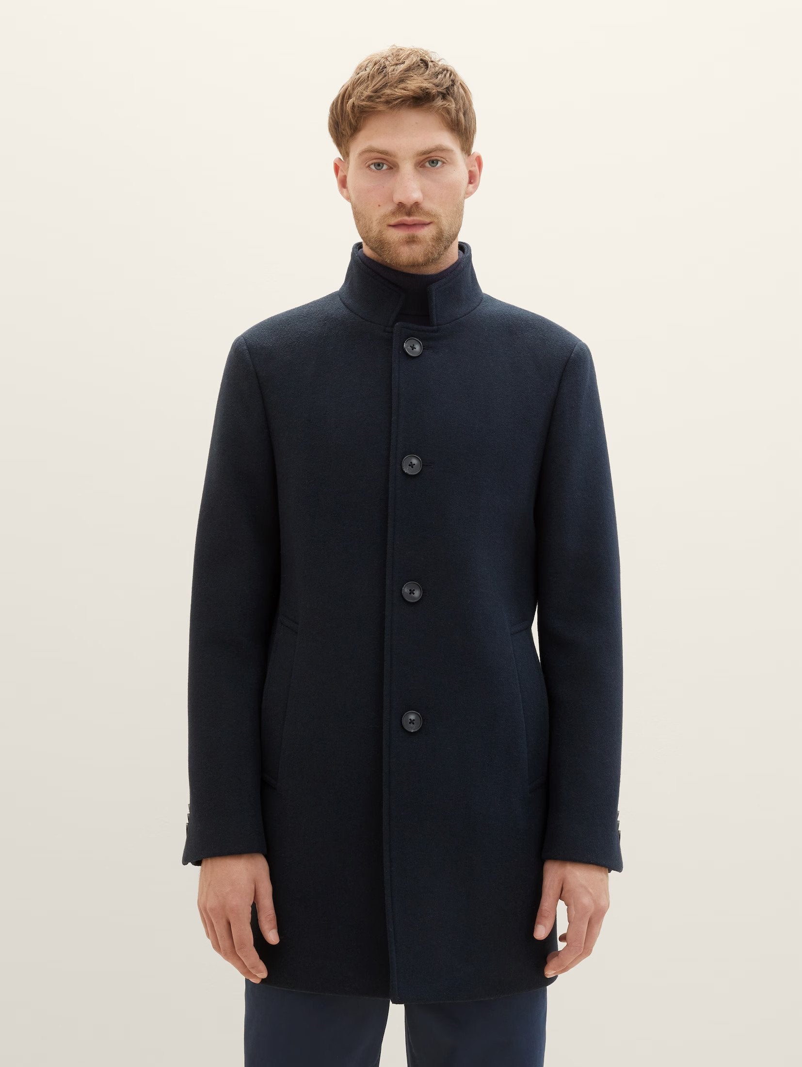 Tom Tailor Classy Occasional Navy Coat