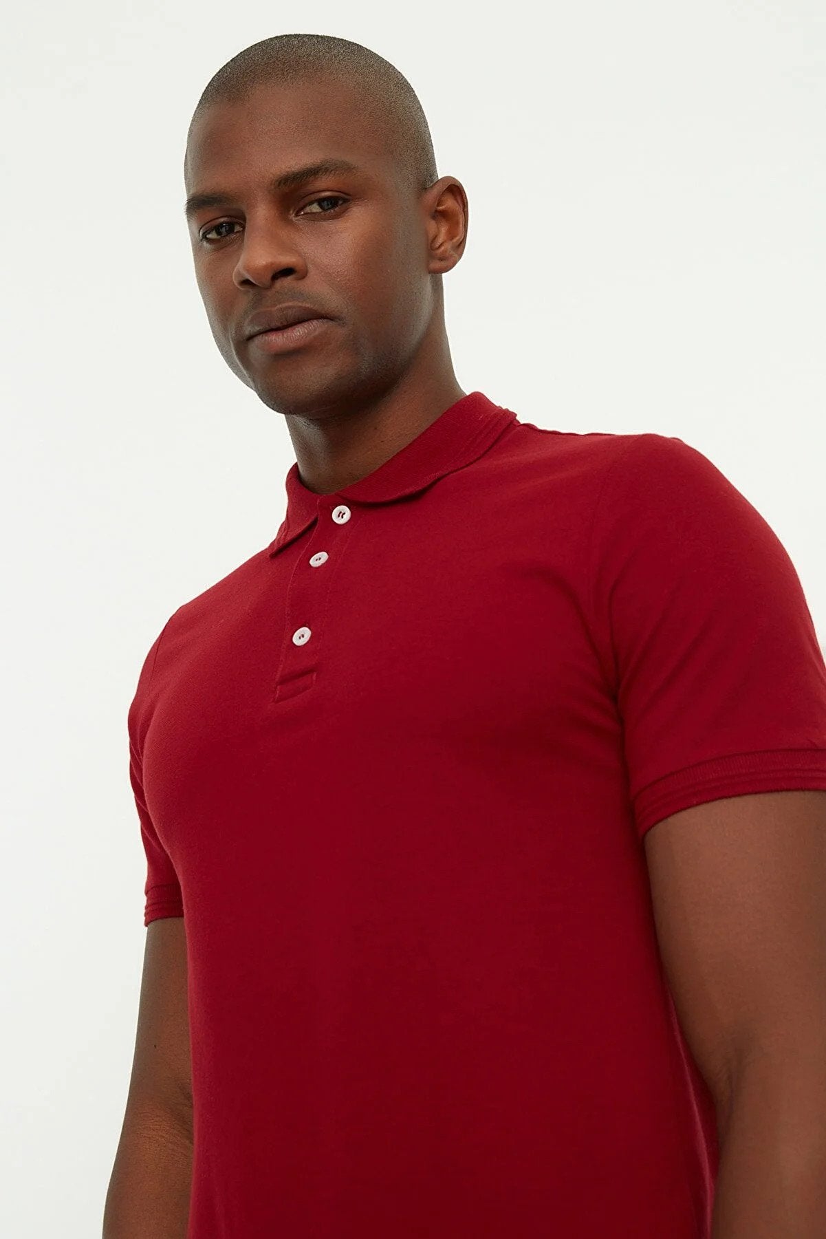Trendyol Red Basic Casual Polo